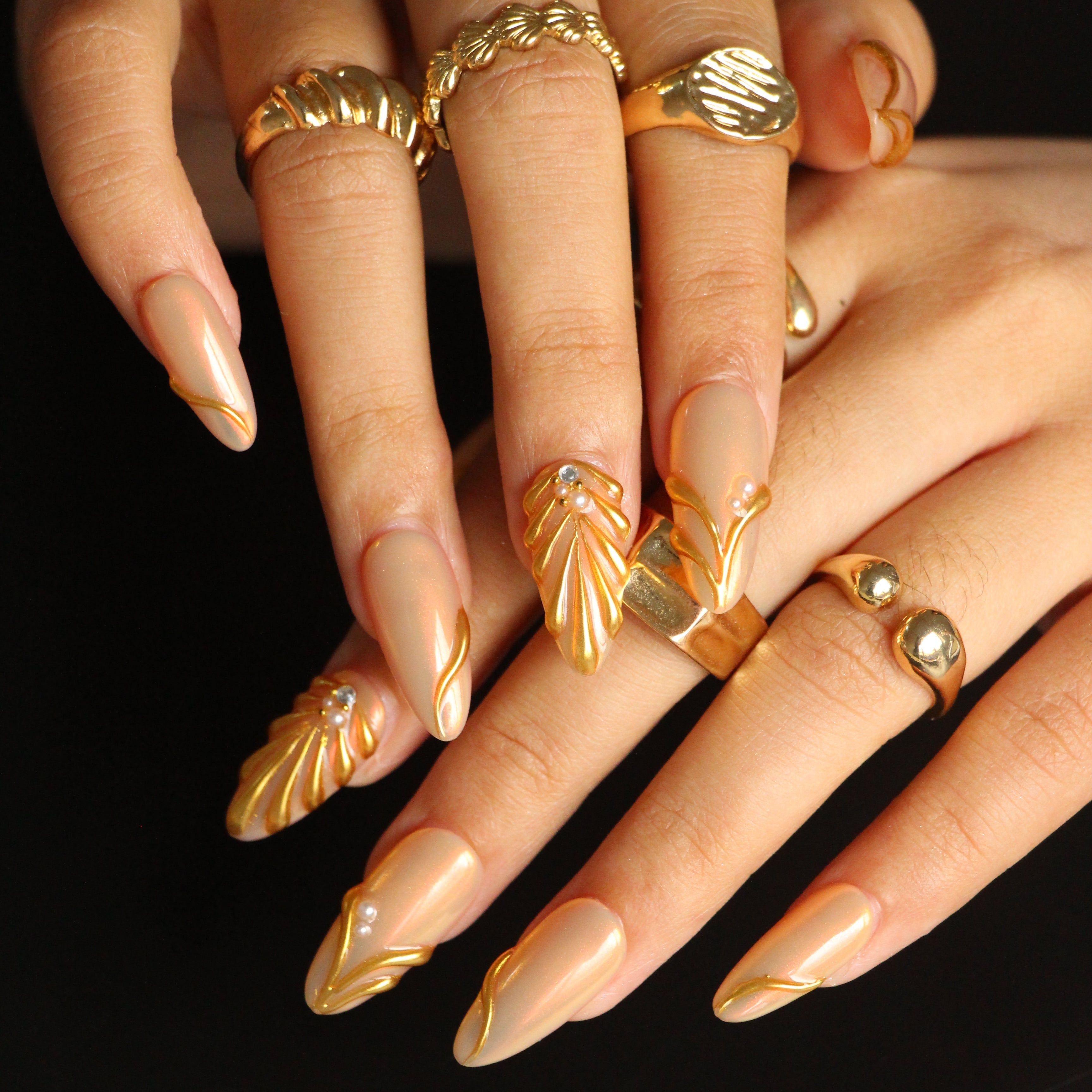 Gold Glam Nude