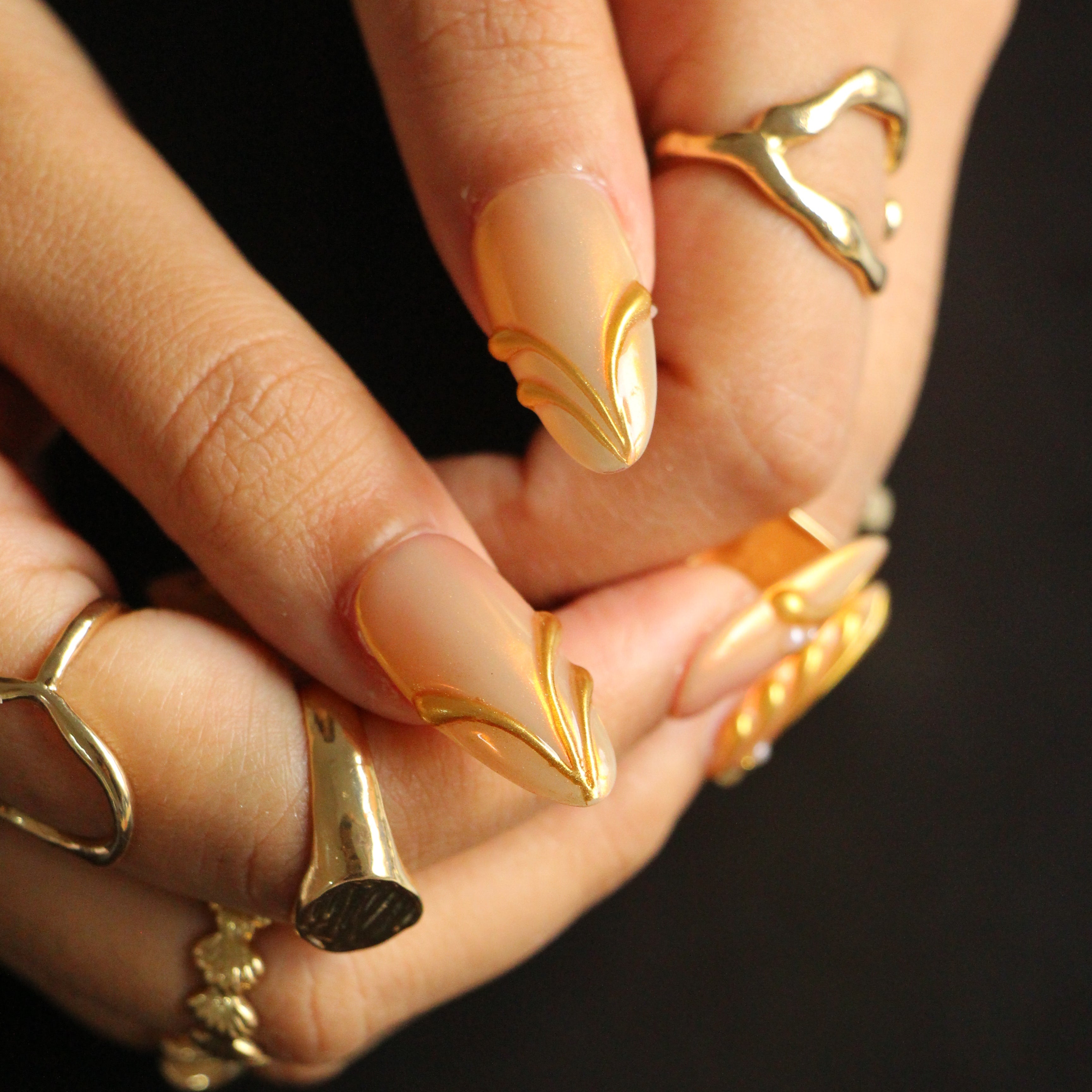 Gold Glam Nude
