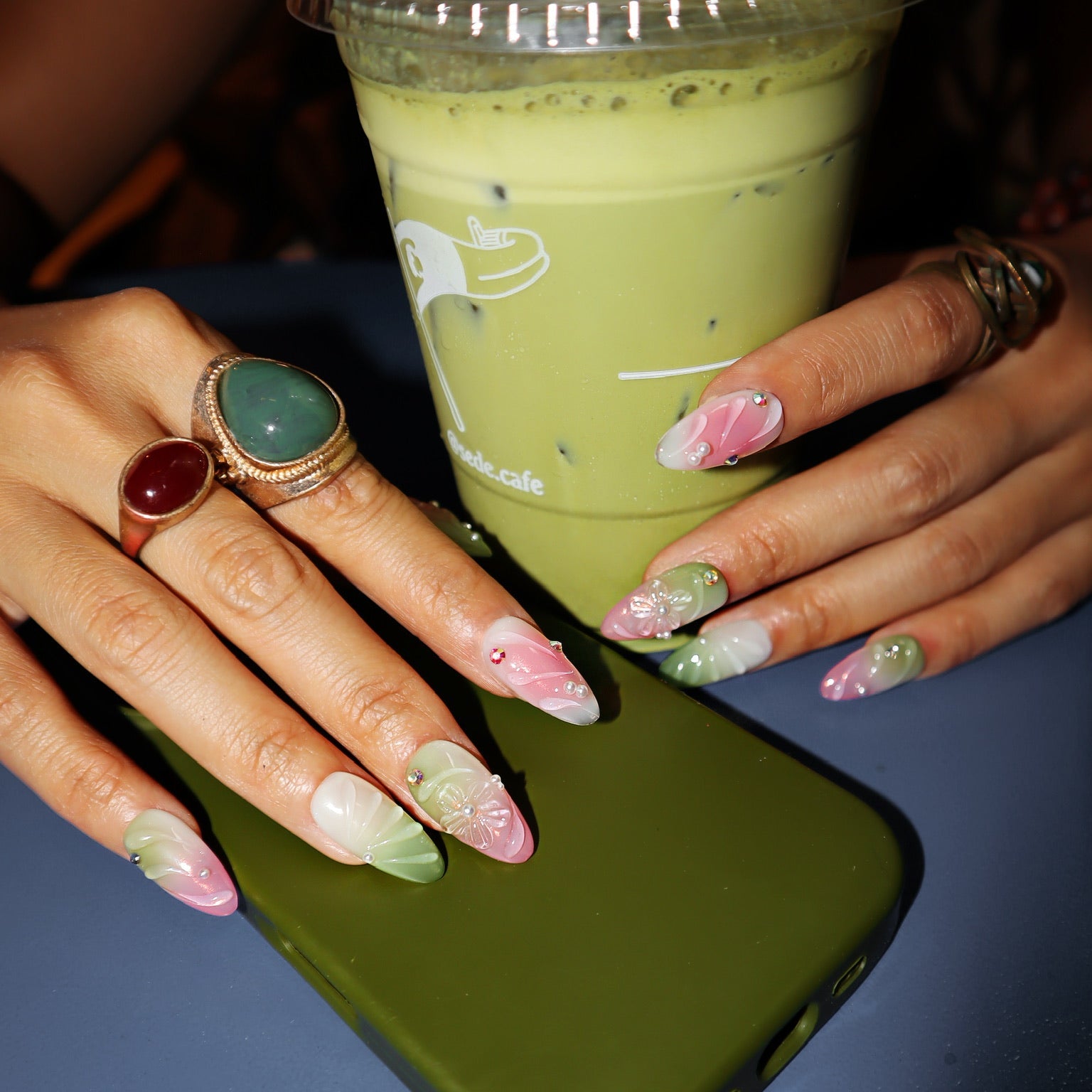 Peachy Matcha