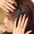 Rose Dusk uñas press-on detalle 4
