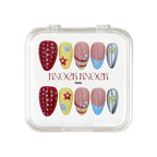 Cosmic Carnival uñas press-on K-pop vista frontal