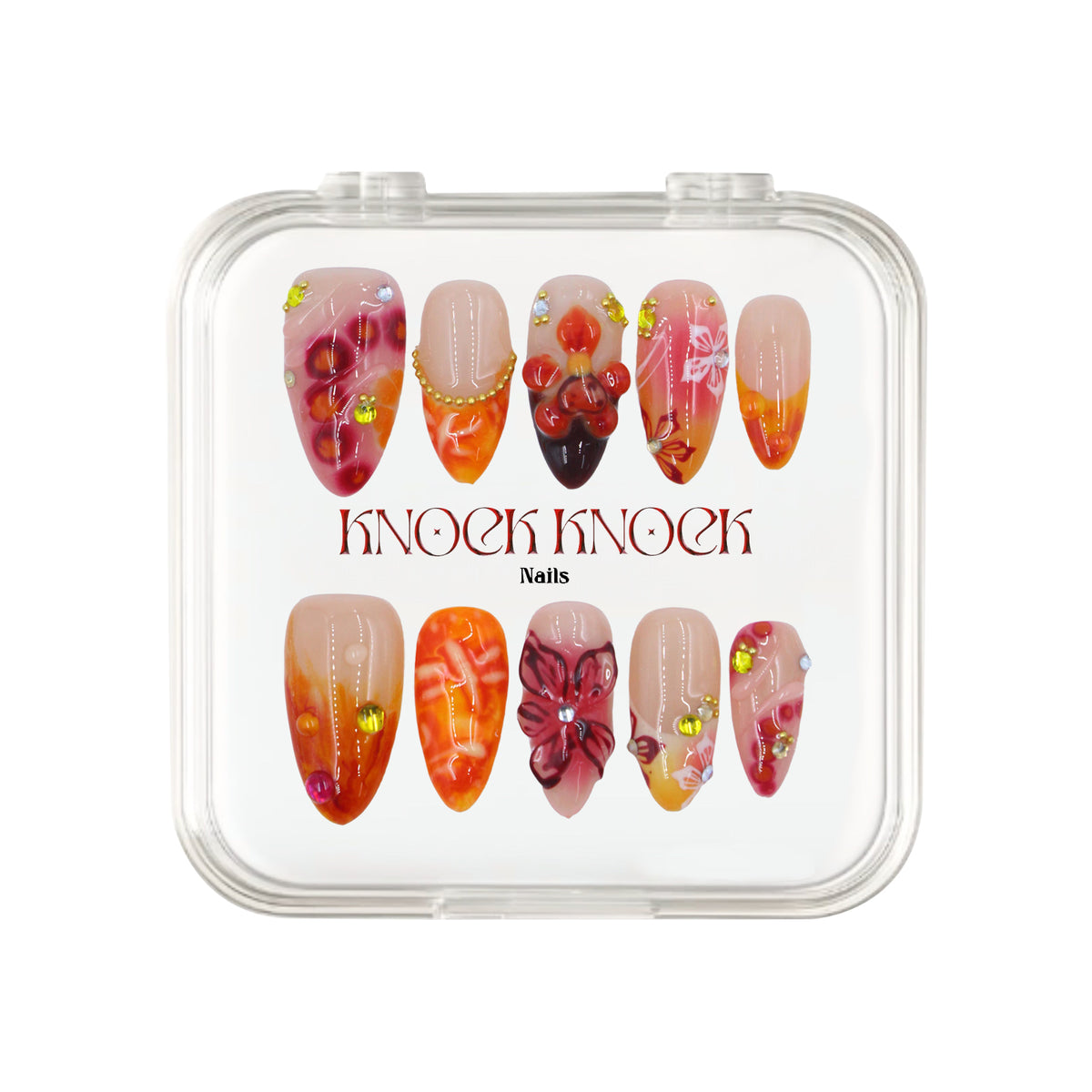 Autumn Fly uñas press-on vista principal