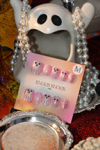 Ghostly Glow uñas press-on detalle 1