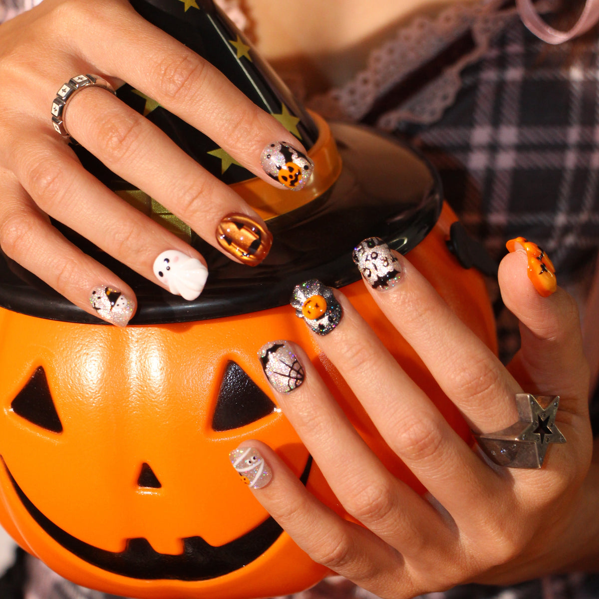 Trickster Party uñas press-on vista principal